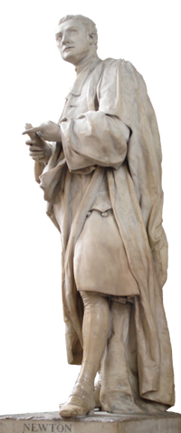 Statue of Newton by Louis François Roubiliac, from Trinity College Chapel
            
                                    Credit: The Master and Fellows of Trinity College, Cambridge
                            